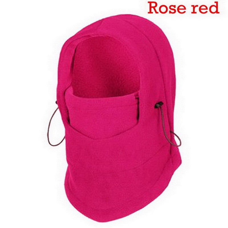 Waterproof Thermal Fleece Balaclava Hats with Neck warmer