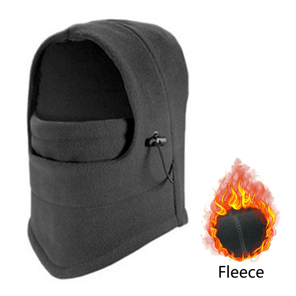 Waterproof Thermal Fleece Balaclava Hats with Neck warmer