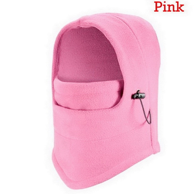 Waterproof Thermal Fleece Balaclava Hats with Neck warmer