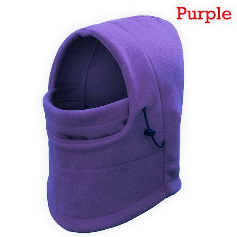 Waterproof Thermal Fleece Balaclava Hats with Neck warmer