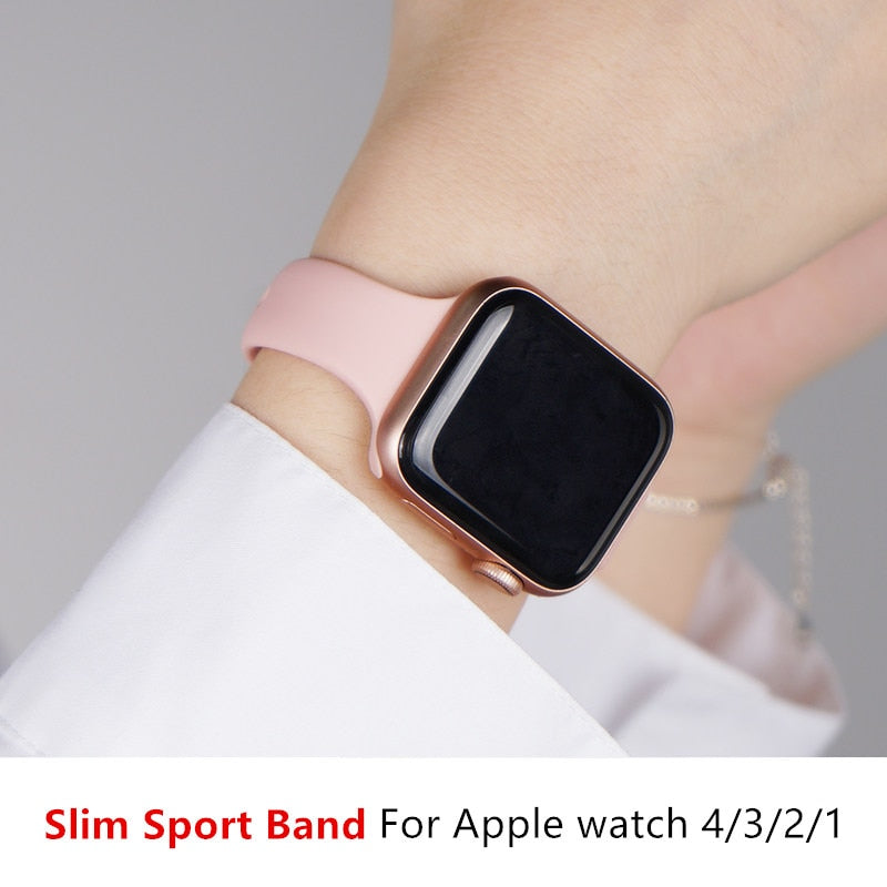 Slim strap for Apple watch