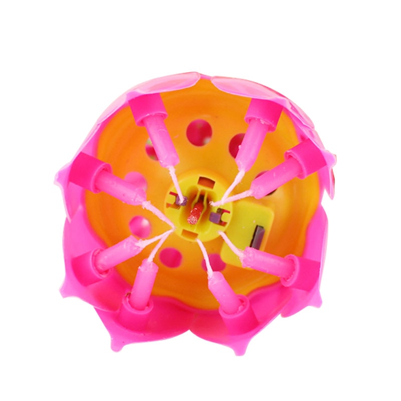 Rotating Musical Flower Birthday Candle