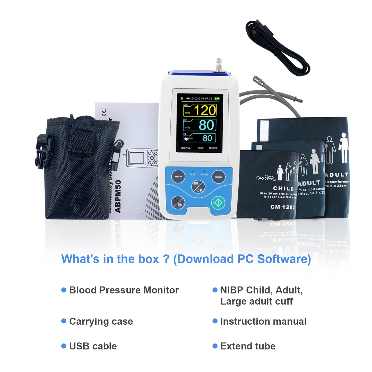 ABM50 24 Hour Ambulatory Blood Pressure Monitor