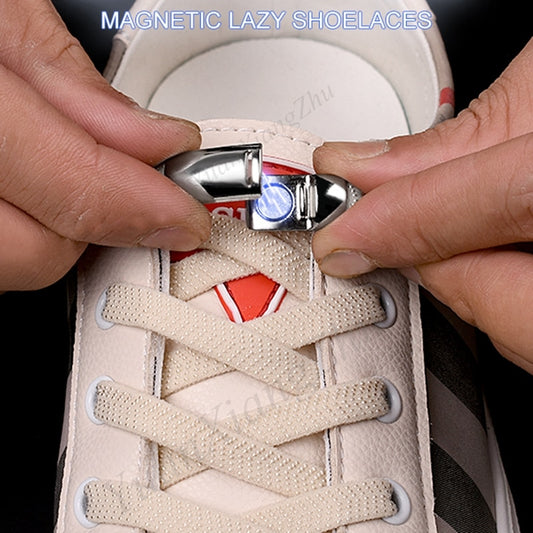 Elastic Magnetic Locking No Tie ShoeLaces