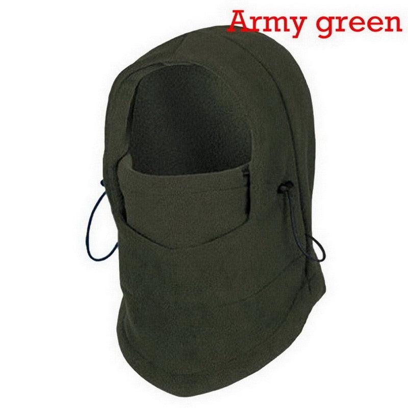 Waterproof Thermal Fleece Balaclava Hats with Neck warmer