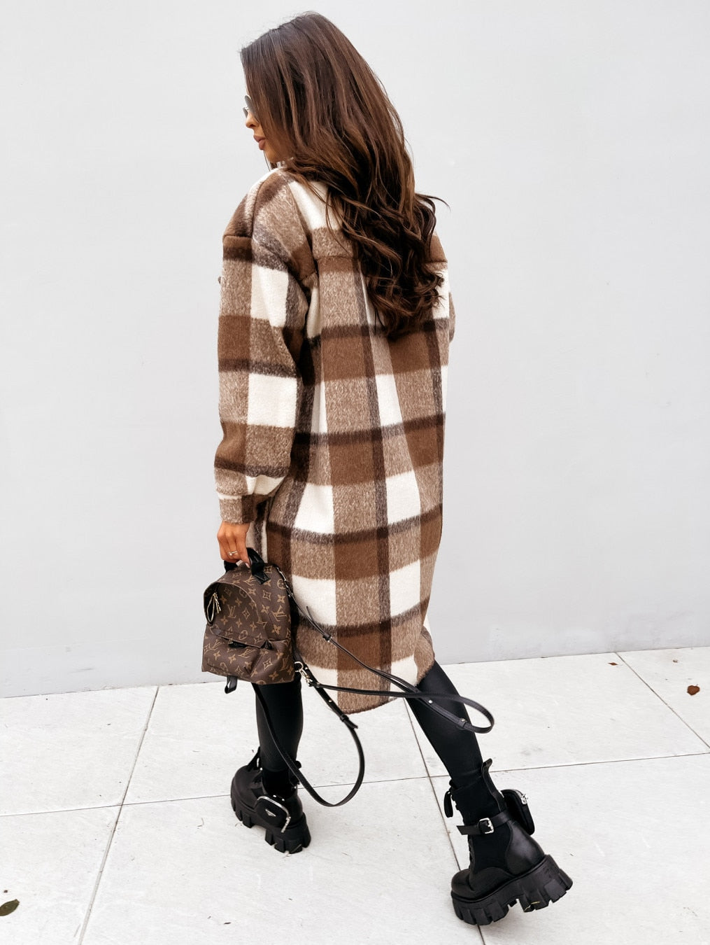 Y2KGIRL Long Oversize Shirt Coat