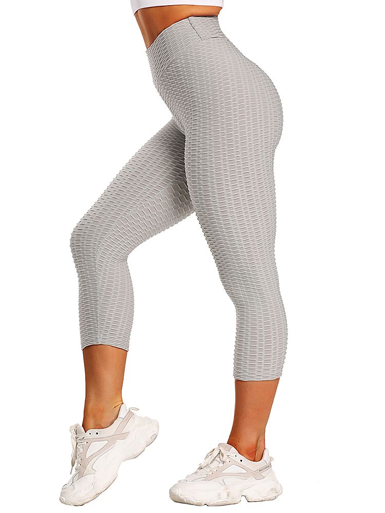 FITTOO Women Ruched Butt High Waisted Leggings