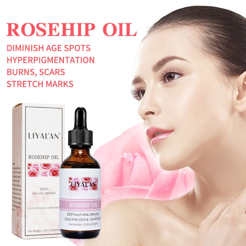 LIYALAN Cold Pressed Rosehip Essential Oil