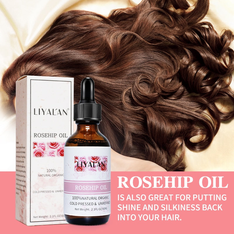 LIYALAN Cold Pressed Rosehip Essential Oil