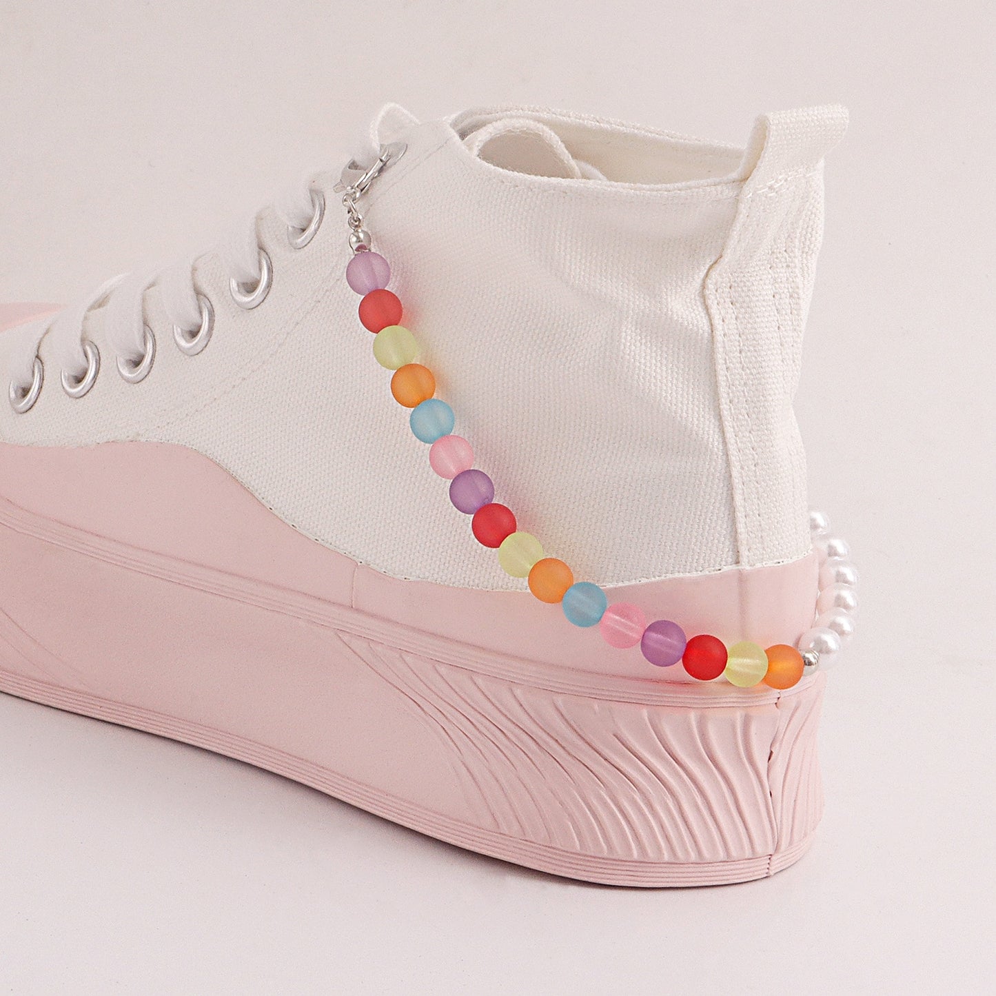 Cute Pearl and Beaded Sneaker Bracelets