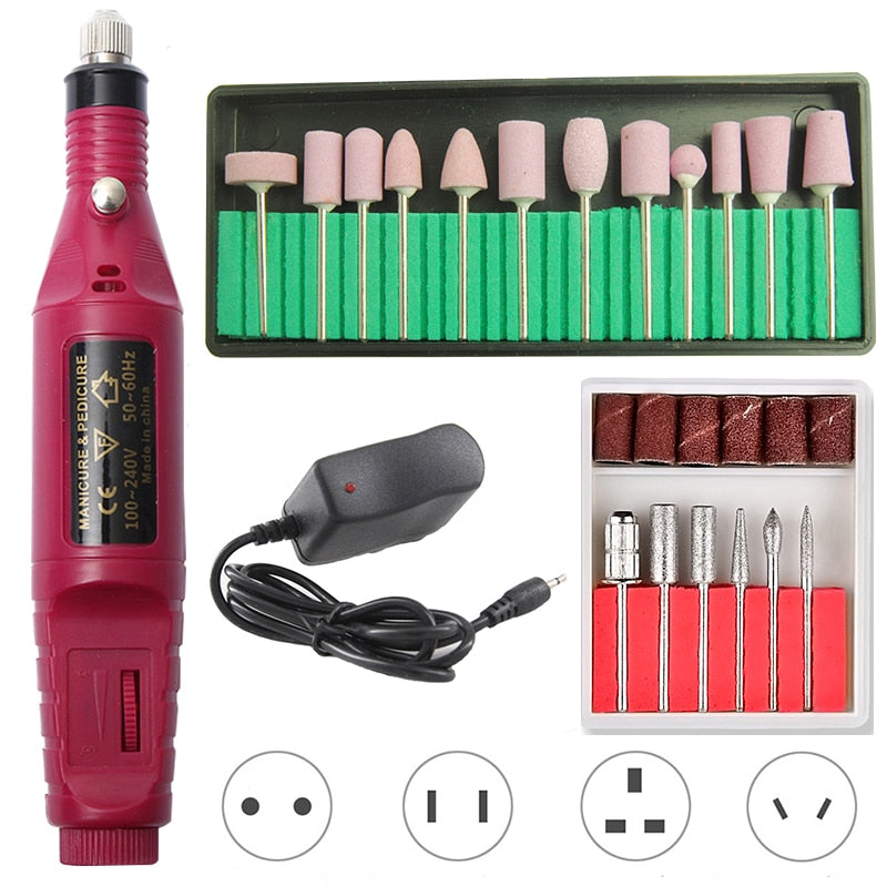 Professional Portable Electric Nail Drill