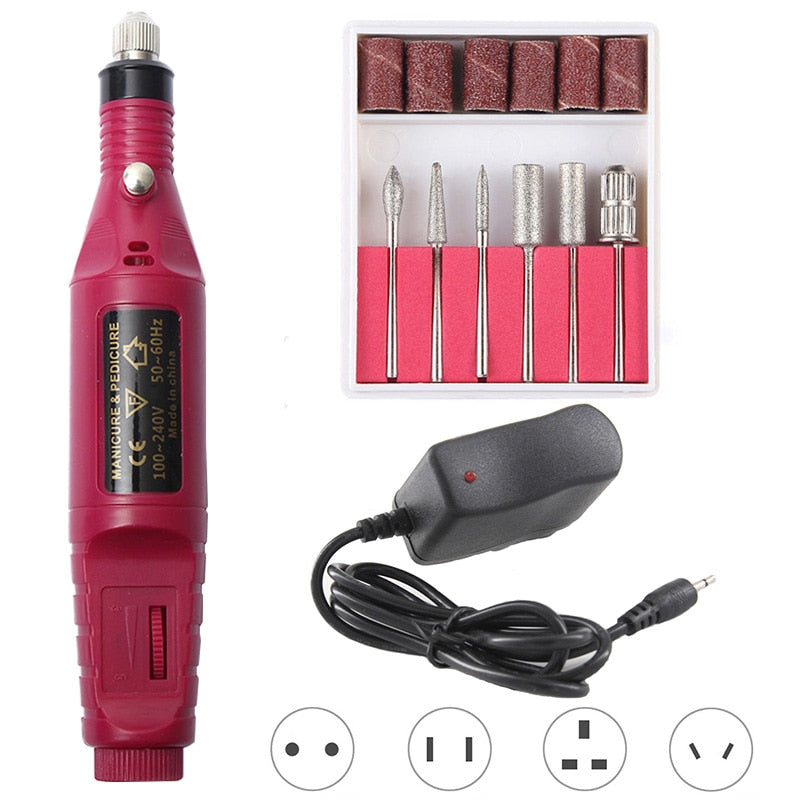 Professional Portable Electric Nail Drill