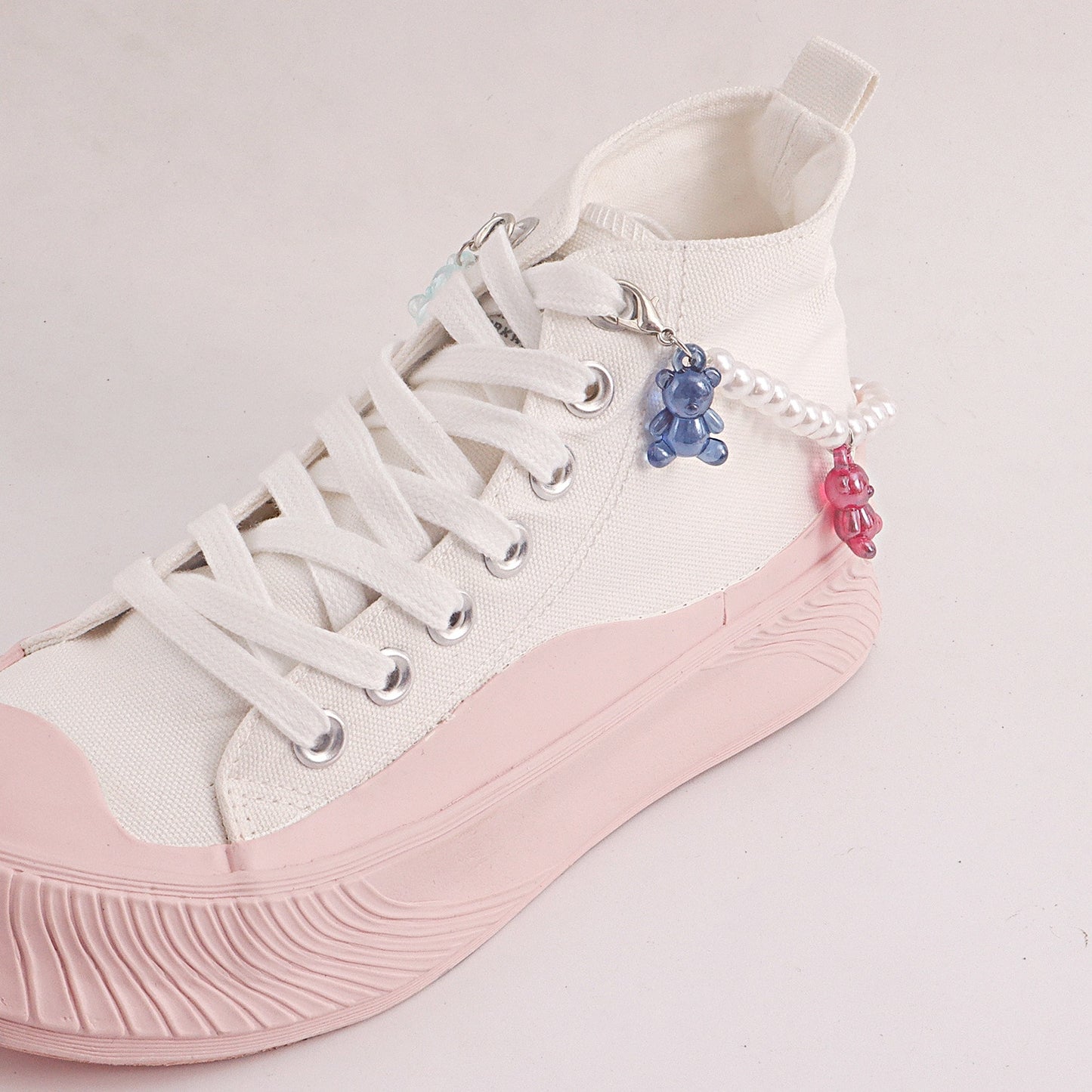 Cute Pearl and Beaded Sneaker Bracelets