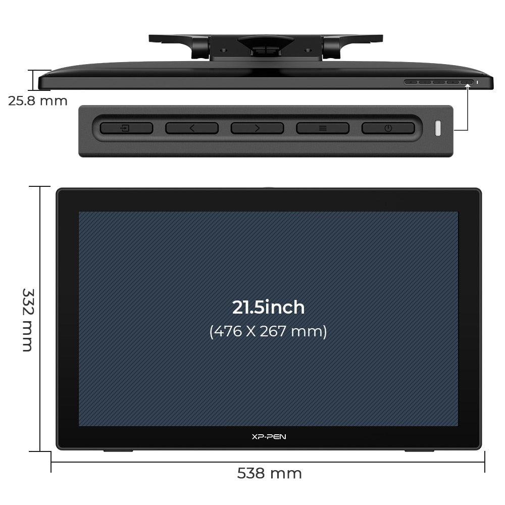 XPPen Artist 22 (2nd Generation) 21.5 Inch Drawing Tablet With Screen Graphics