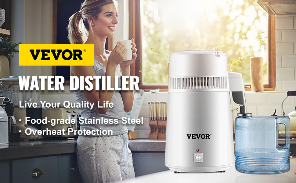 VEVOR 4L Water Distiller Purifier Filter