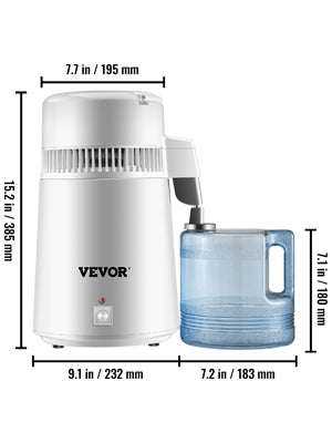 VEVOR 4L Water Distiller Purifier Filter